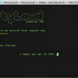 PartyLoud: un sencillo script en bash para generar “ruido” en la red
