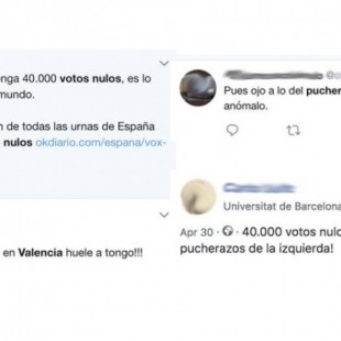 La falsa alerta de pucherazo en las elecciones autonómicas de Valencia por “40.000 votos nulos”