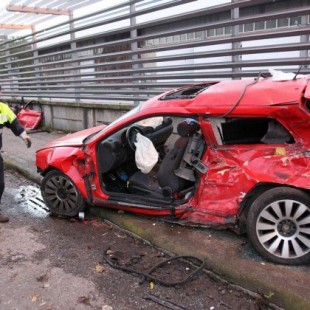 Cazan a 140 km/h por el centro de Vigo a un motorista condenado por la muerte de su copiloto cuando él conducía ebrio