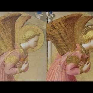 ¿Cómo se restauran los dorados de un cuadro? El caso de la Anunciación de Fra Angelico del Museo del Prado