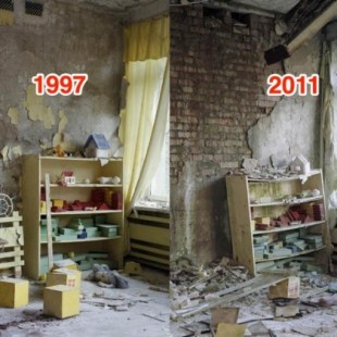 Fotografían Chernobyl más de 20 veces durante los últimos 25 años