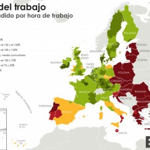 El I+D en Europa (Mapa)
