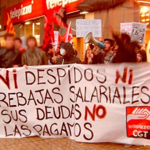 Telepizza se niega a aplicar la subida del Salario Mínimo y su plantilla irá a la huelga
