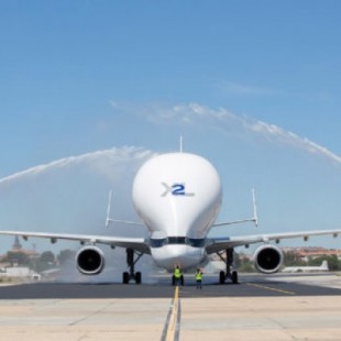 El BelugaXL aterriza por primera vez en las instalaciones de Airbus Getafe