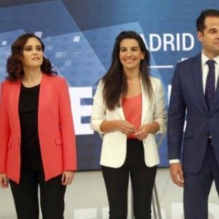 Ciudadanos levanta el veto a Vox: Ignacio Aguado y Rocío Monasterio se reúnen por primera vez en Madrid