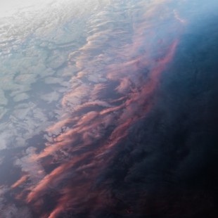 Astronauta captura increíbles imágenes de cómo luce un atardecer desde el espacio