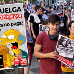 Telepizza sigue sin pagar el SMI y la plantilla volverá a la huelga el 29J
