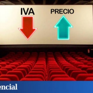 Los cines se han quedado un 58% de la rebaja del IVA para elevar sus beneficios