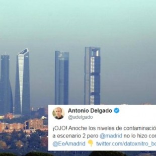 «Dejad de manipular y poneos a trabajar»: críticas al Ayuntamiento de Madrid tras ignorar la alerta de contaminación