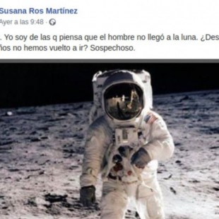 La diputada socialista Susana Ros piensa que el hombre no llegó a la Luna