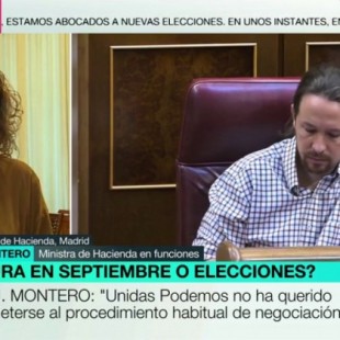 María Jesús Montero: "No tiene sentido presentarse a una nueva investidura si PP y Ciudadanos no se abstienen"