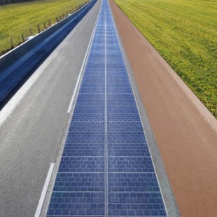 El primer experimento con carretera solar en Francia es un fracaso: pavimento deterioriorado, ruidoso y poco eficiente
