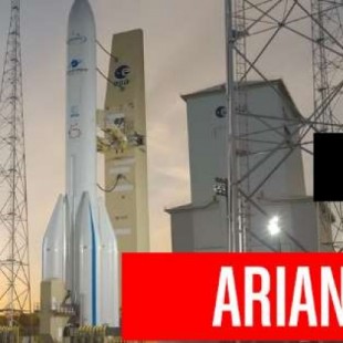Espectacular ensamblaje del cohete espacial europeo Ariane 6