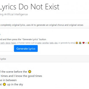 Esta inteligencia artificial genera letras de canciones a partir de palabras o emojis [ENG]