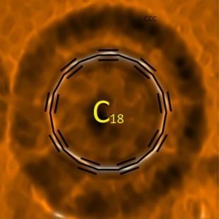 Ciclo[18]carbono: nuevo alótropo del carbono con 18 átomos en anillo