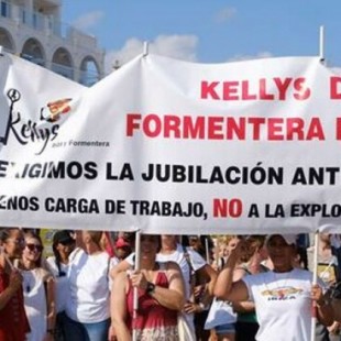 Un turista ha agredido a un sindicalista y a una 'kelly' en la primera gran huelga de camareras de piso en Ibiza
