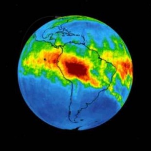 Imágenes de la NASA muestran cuánto monóxido de carbono está saliendo por la quema del Amazonas