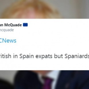 Brexit: El aplaudido tuit que denuncia racismo contra los españoles en la BBC