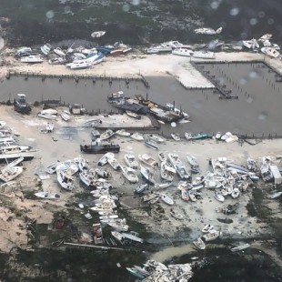 Las primeras imágenes de Bahamas tras el azote del huracán Dorian