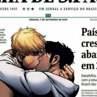 El mayor diario de Brasil publica en portada el cómic censurado por alcalde de Río
