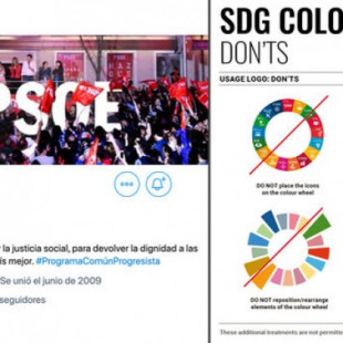 La ONU prohíbe el uso del logo de la agenda 2030 que hacen el PSOE y el Gobierno