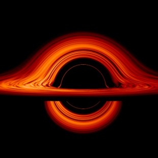 Visualización de la NASA muestra el mundo deformado de un agujero negro (ING)