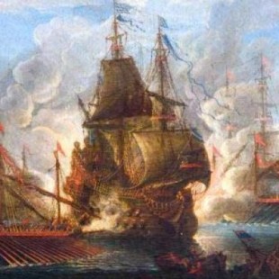 Galeras españolas contra buques de vela franceses. Una extraordinaria victoria del duque de Alburquerque