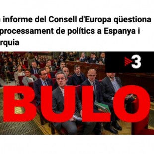 No, el informe que «cuestiona el procesamiento de políticos en España y Turquía» no es del Consejo de Europa