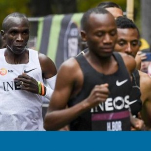 Eliud Kipchoge, primera persona que baja de las dos horas en un maratón: 1h 59m 40s