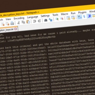 Una mafia de ransomware chantajea a un programador, que se venga liberando todas las claves de cifrado [ENG]