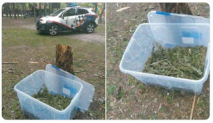 “Hemos encontrado una caja con 6 kilos de marihuana. Su propietario puede recogerla en la comisaría”