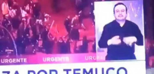 La divertida interpretación en lengua de signos de las manifestaciones en una televisión chilena