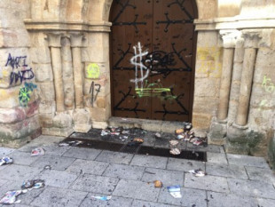 La iglesia de San Esteban, a punto de salir ardiendo por un acto vandálico