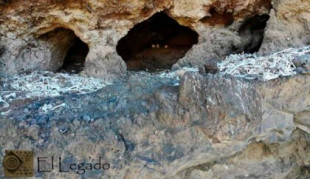 Hallada gracias a un dron la mayor cueva funeraria aborigen de Gran Canaria