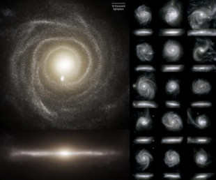 Científicos presentan TNG50, la simulación más detallada de la vida de una galaxia