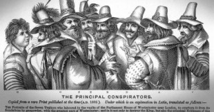 El atentado de Guy Fawkes contra el Parlamento de Londres en 1605