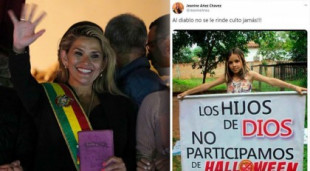 Los tuits antiguos de la presidenta interina de Bolivia que generan indignación