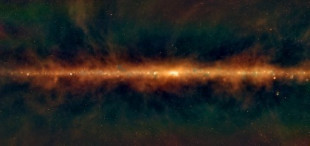 Telescopio captura el centro de la Vía Láctea como si fuera ondas de radio [ENG]