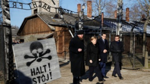 Primera vez de Merkel en Auschwitz