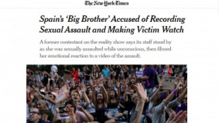 La portada del ‘New York Times’ se hace eco de la presunta violación de Carlota en Gran Hermano