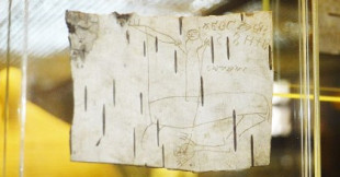 Así eran los dibujos que un niño de siete años del siglo XIII dejó en decenas de árboles