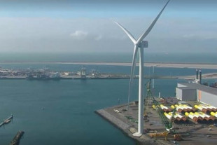 Haliade-X, la turbina eólica más grande del mundo, ya tiene el récord de producción tras generar 262 MWh en un solo día