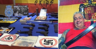 El nazi detenido en València con munición y armas ilegales es miembro de España 2000