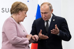 Putin invita a Merkel a una visita oficial el sábado a Moscú para tratar la situación en Oriente Próximo