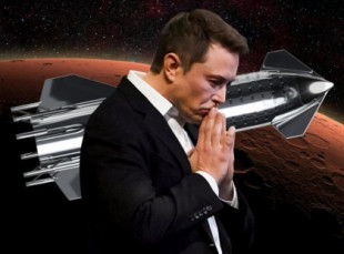 Elon Musk piensa enviar a 1 millón de personas a Marte en 2050 lanzando 3 cohetes Startship diarios