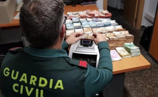 La Guardia Civil confisca en Sagunto 655.000 euros de origen desconocido