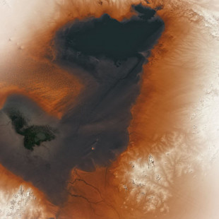 Las antiguas costas del lago Mega Chad vistas por satélite (ING)