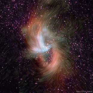 Visualizando el campo magnético del centro de la Vía Láctea (eng)