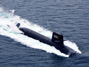 Japón pone en servicio el primer submarino con baterías de iones de litio