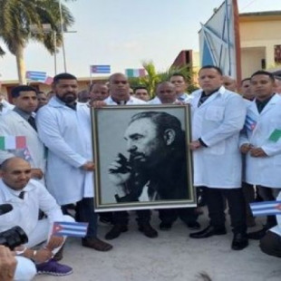 Médicos cubanos viajan a Lombardía, Italia, por coronavirus